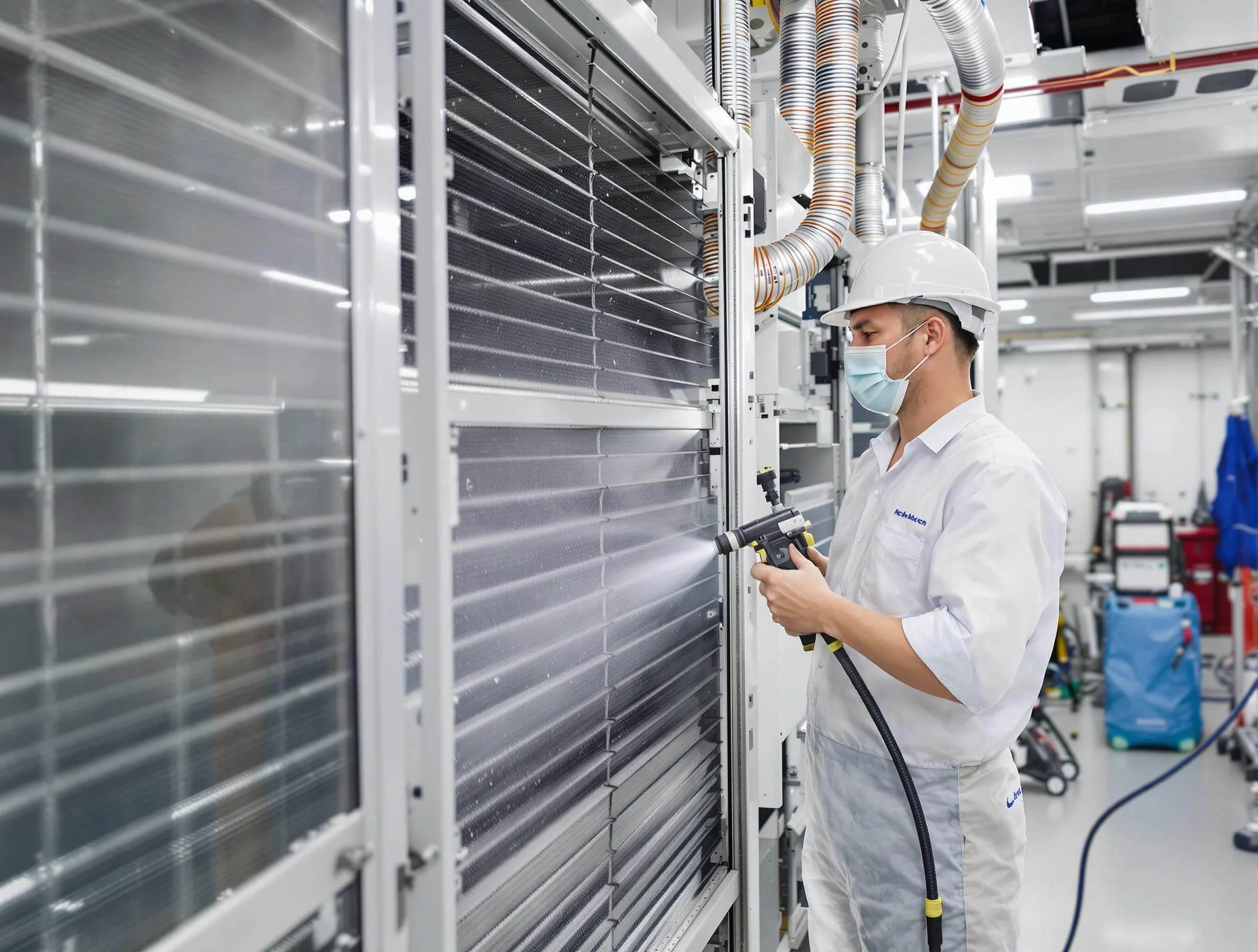 Professional AC coil cleaning by White Oak Air Duct Cleaning in White Oak