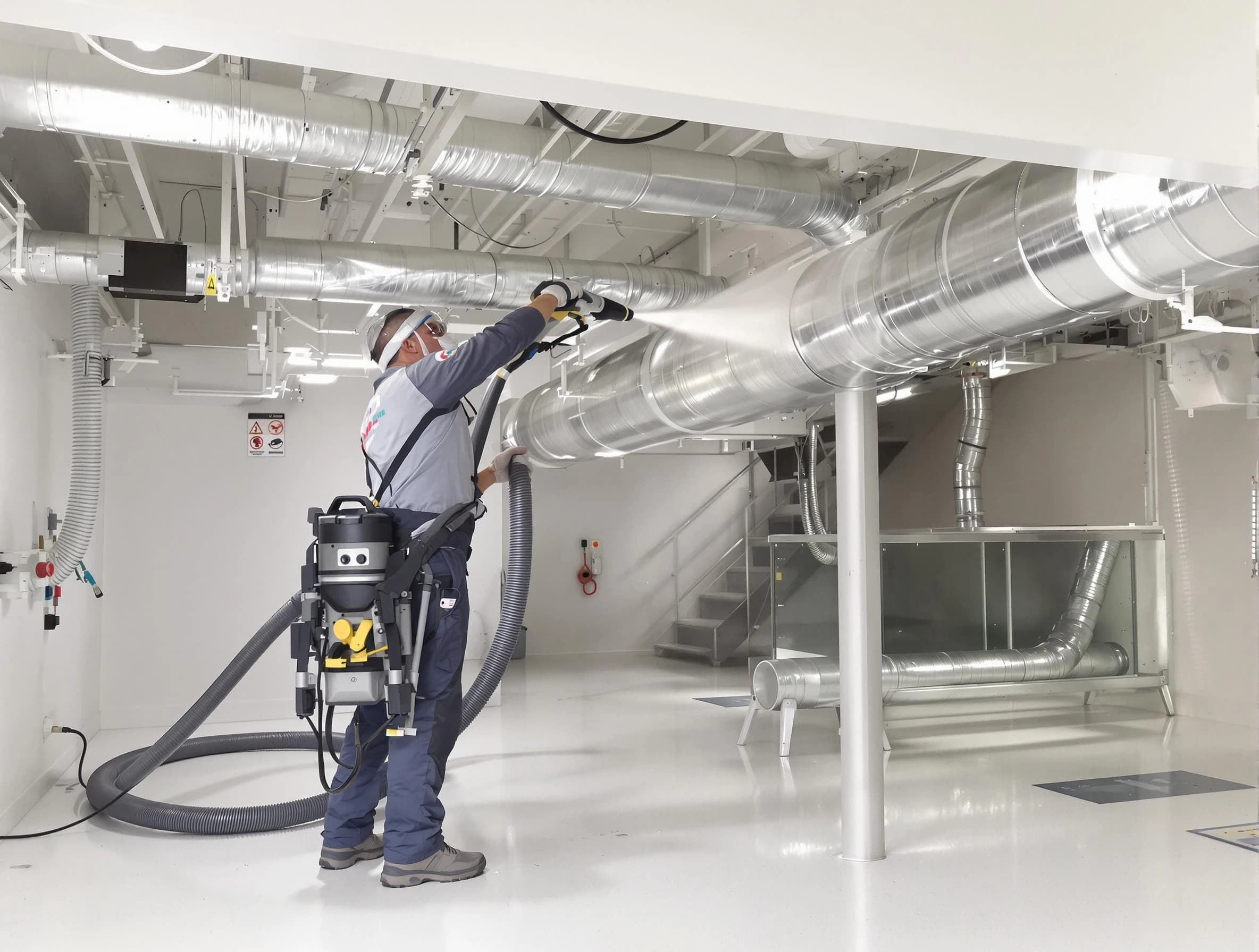Professional central duct cleaning by White Oak Air Duct Cleaning in White Oak