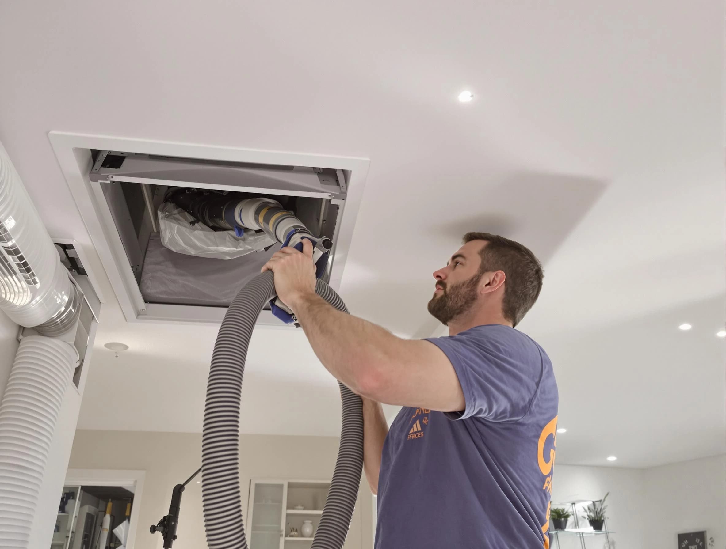 Precision indoor duct cleaning by White Oak Air Duct Cleaning in White Oak
