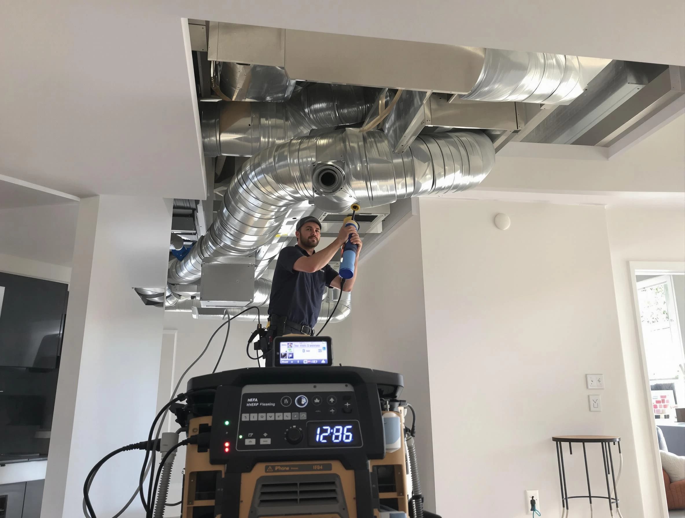 Advanced pure air duct cleaning by White Oak Air Duct Cleaning in White Oak