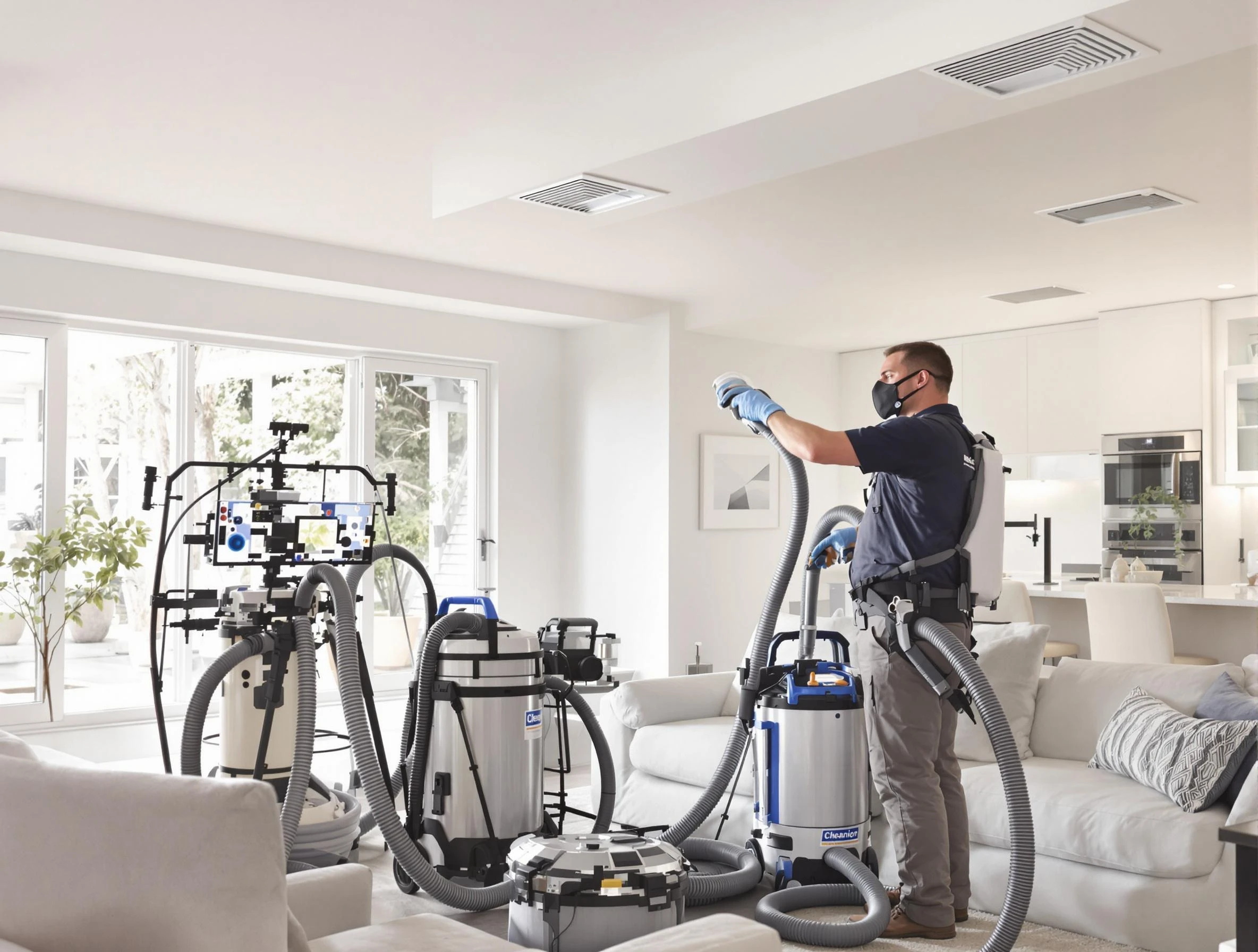 Professional AC duct cleaning by White Oak Air Duct Cleaning in White Oak