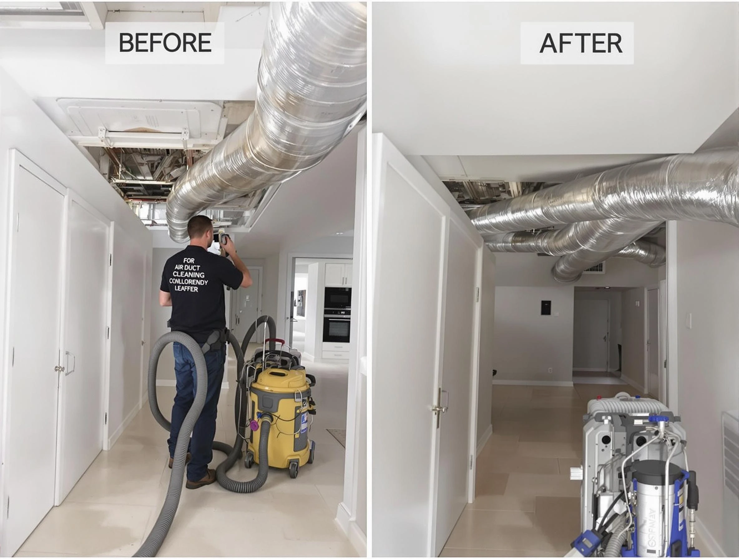 White Oak Air Duct Cleaning professional performing thorough air duct cleaning in White Oak