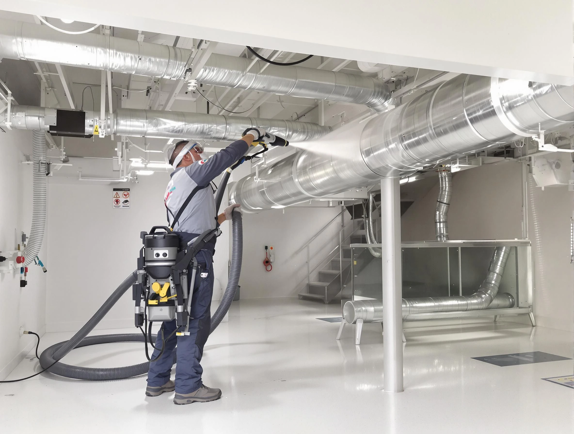 Professional central duct cleaning by White Oak Air Duct Cleaning in White Oak